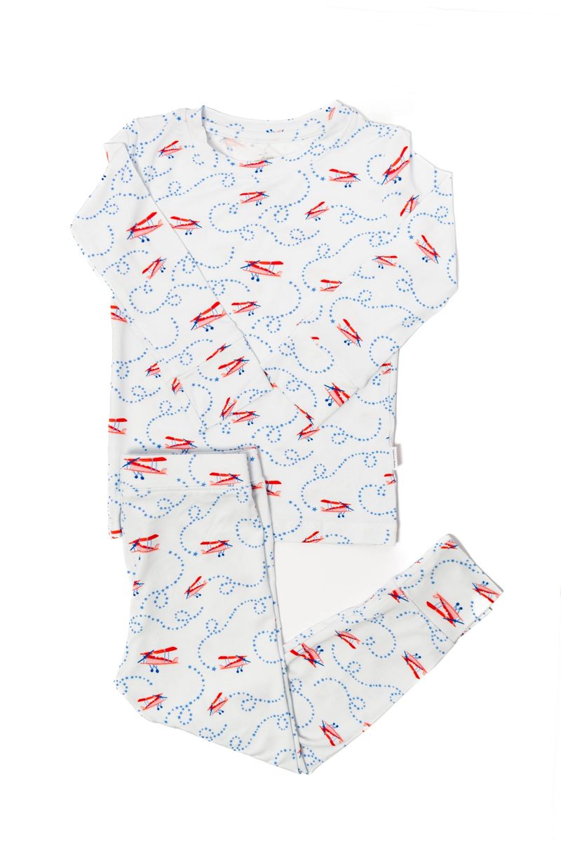 2 Piece Airplane Pajama