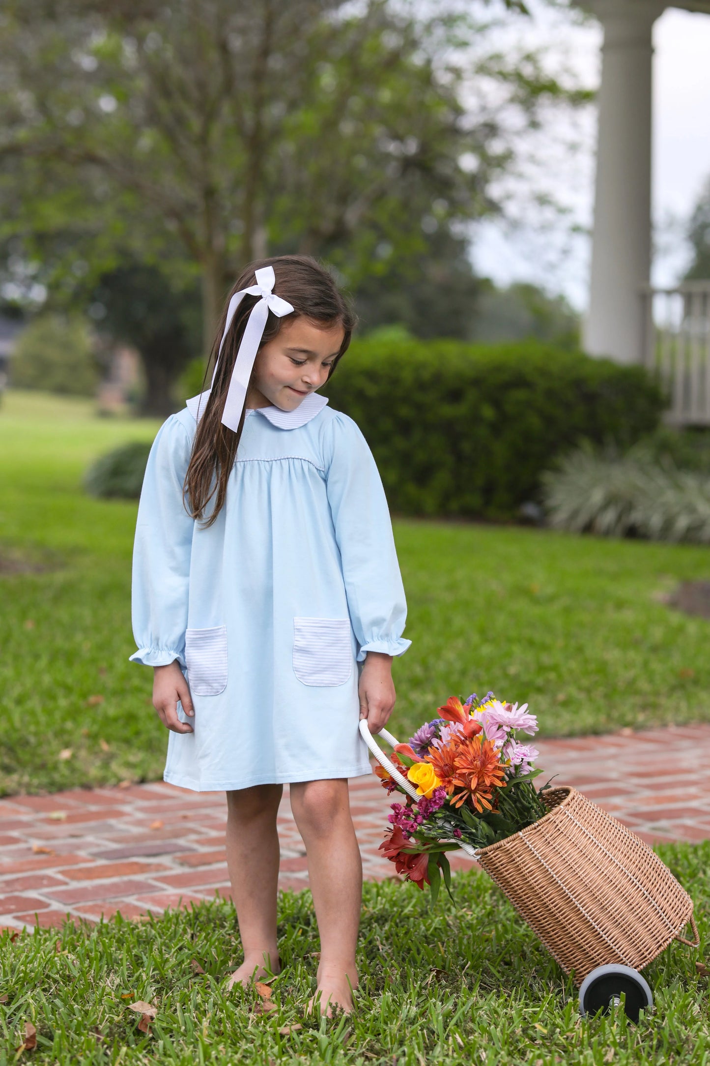 Abigail Dress - Light Blue
