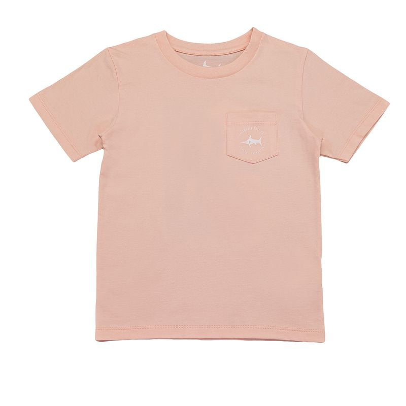 Atlantic Blue Tuna SS Graphic Shirt - Salmon Color