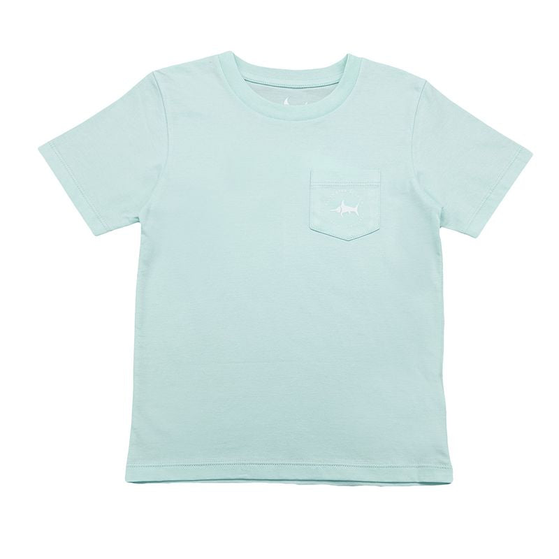 Atlantic Bonito Graphic SS Graphic Shirt - Aqua Color