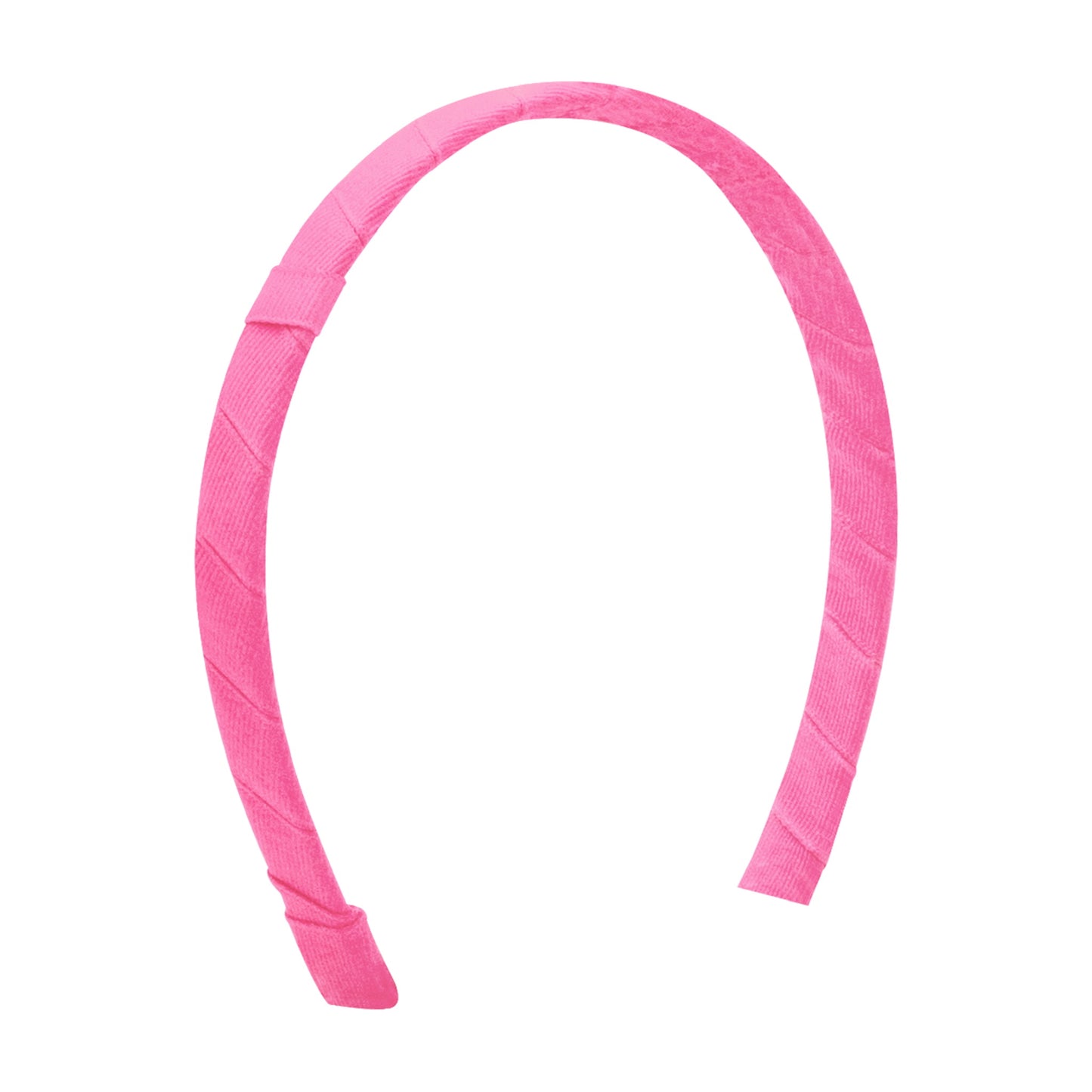 Grosgrain Headband w/ Loop - Hot Pink