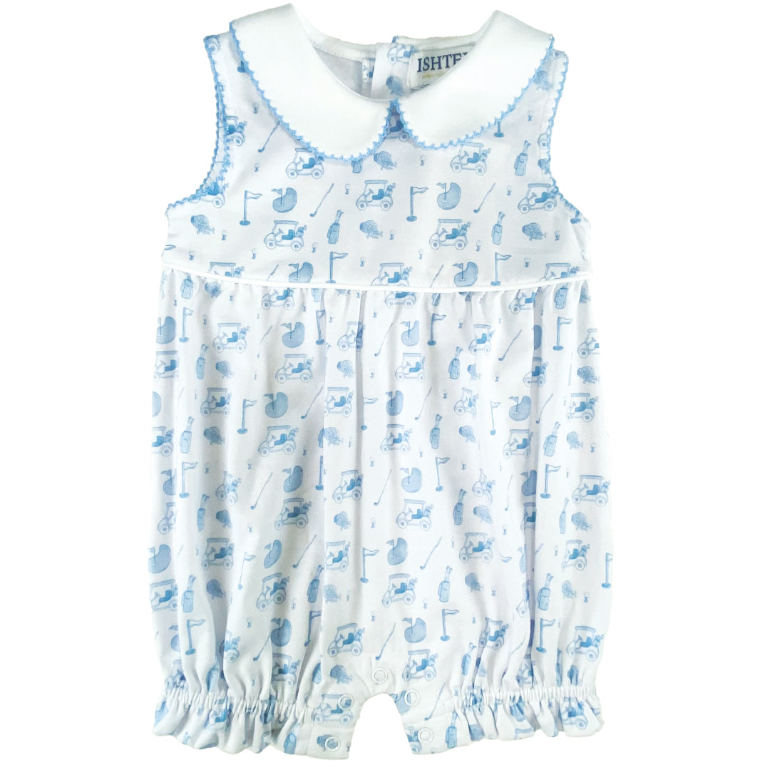 Golf Girl's Bubble Romper