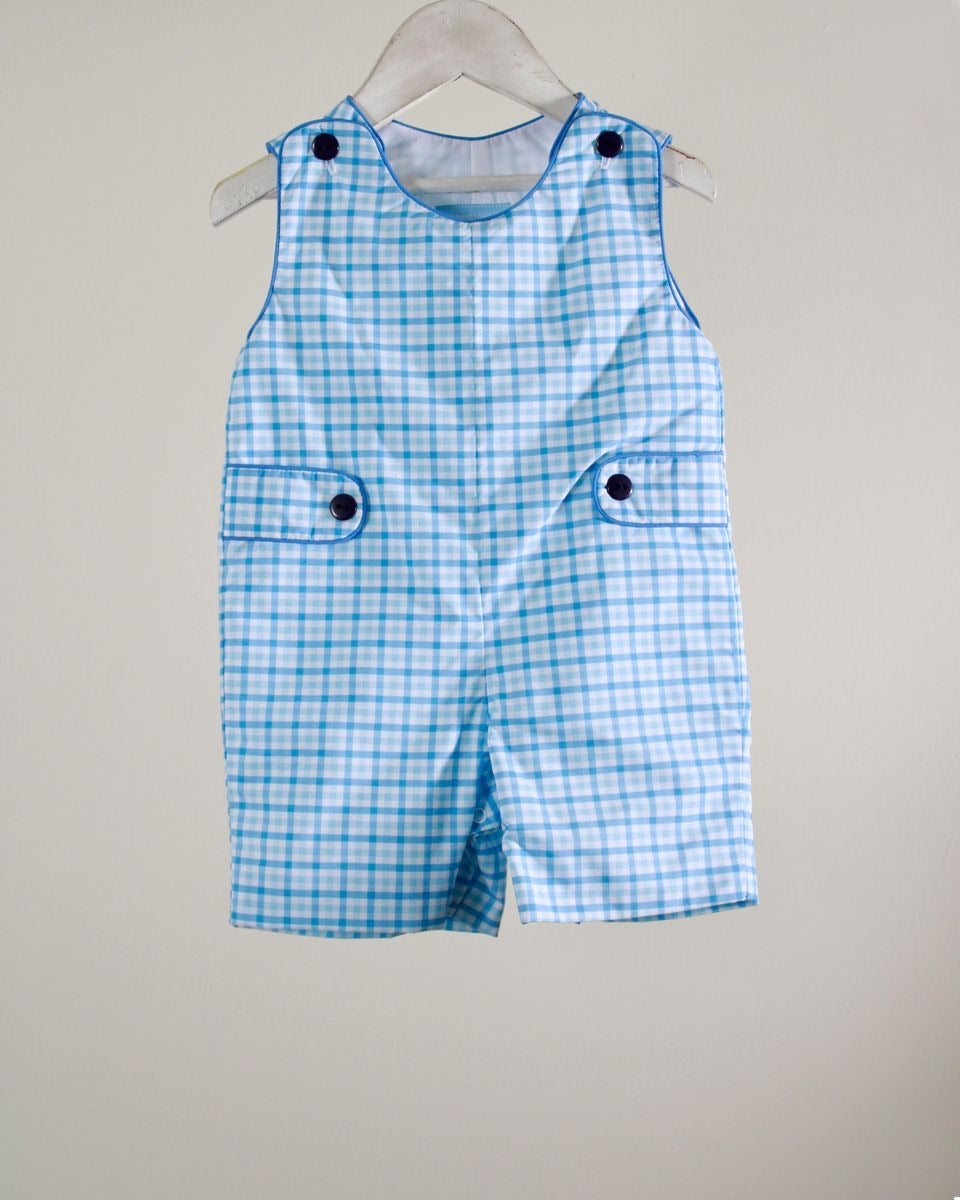 Light Blue Plaid Isaac Jon Jon