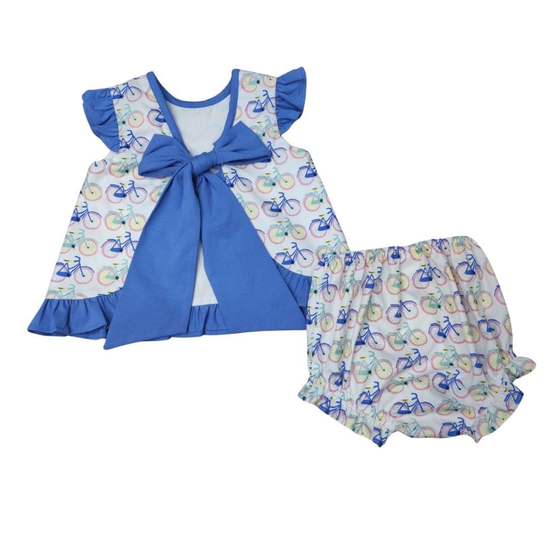 Bicycle for Two Swing Top Bloomer Set