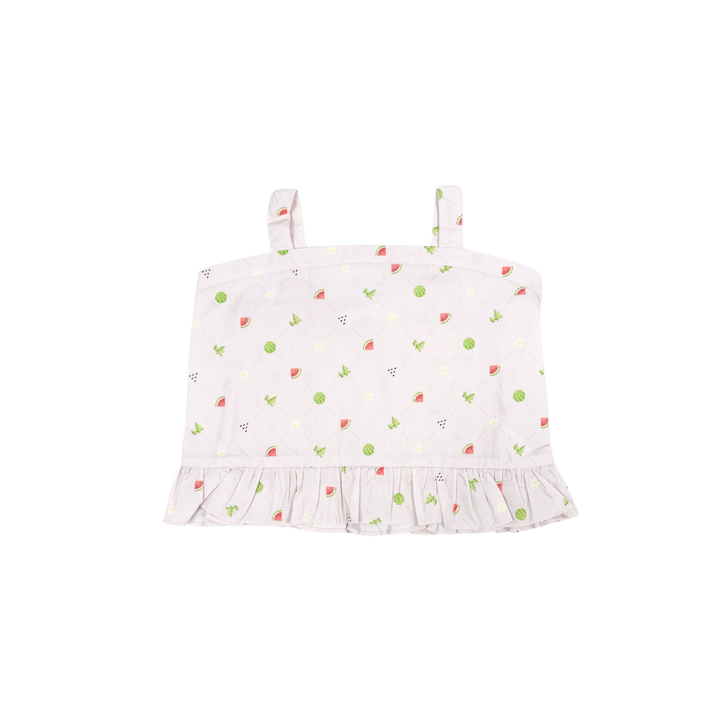 Peplum Top in Melon Patch