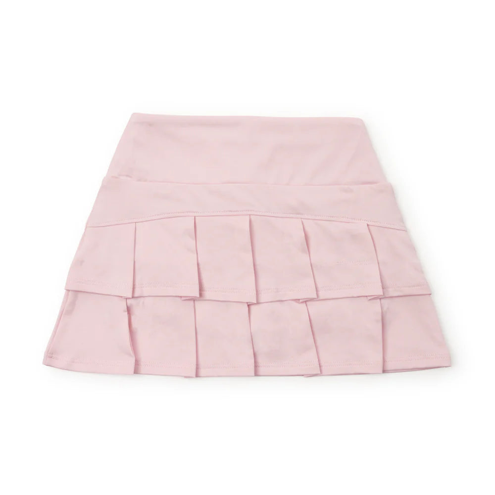 Margot Tiered Performance Skirt - Light Pink