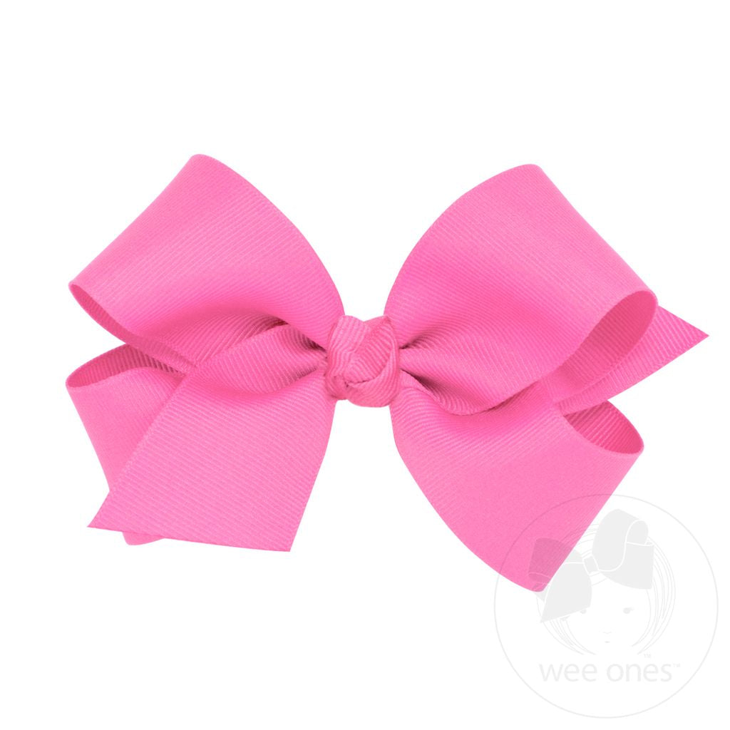 Medium Classic Grosgrain (Knot Wrap) - Hot Pink