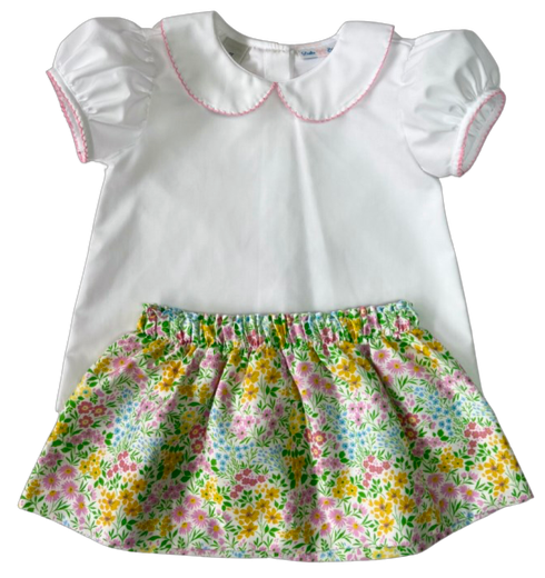 Olivia Floral Skirt Set