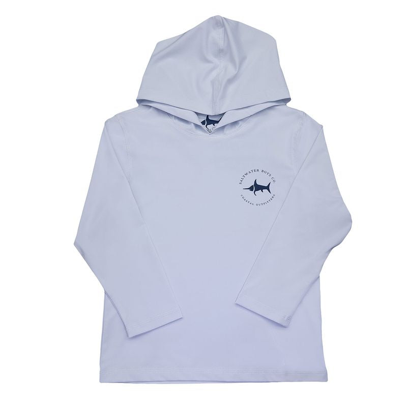 Performance Hoodie - White Flag
