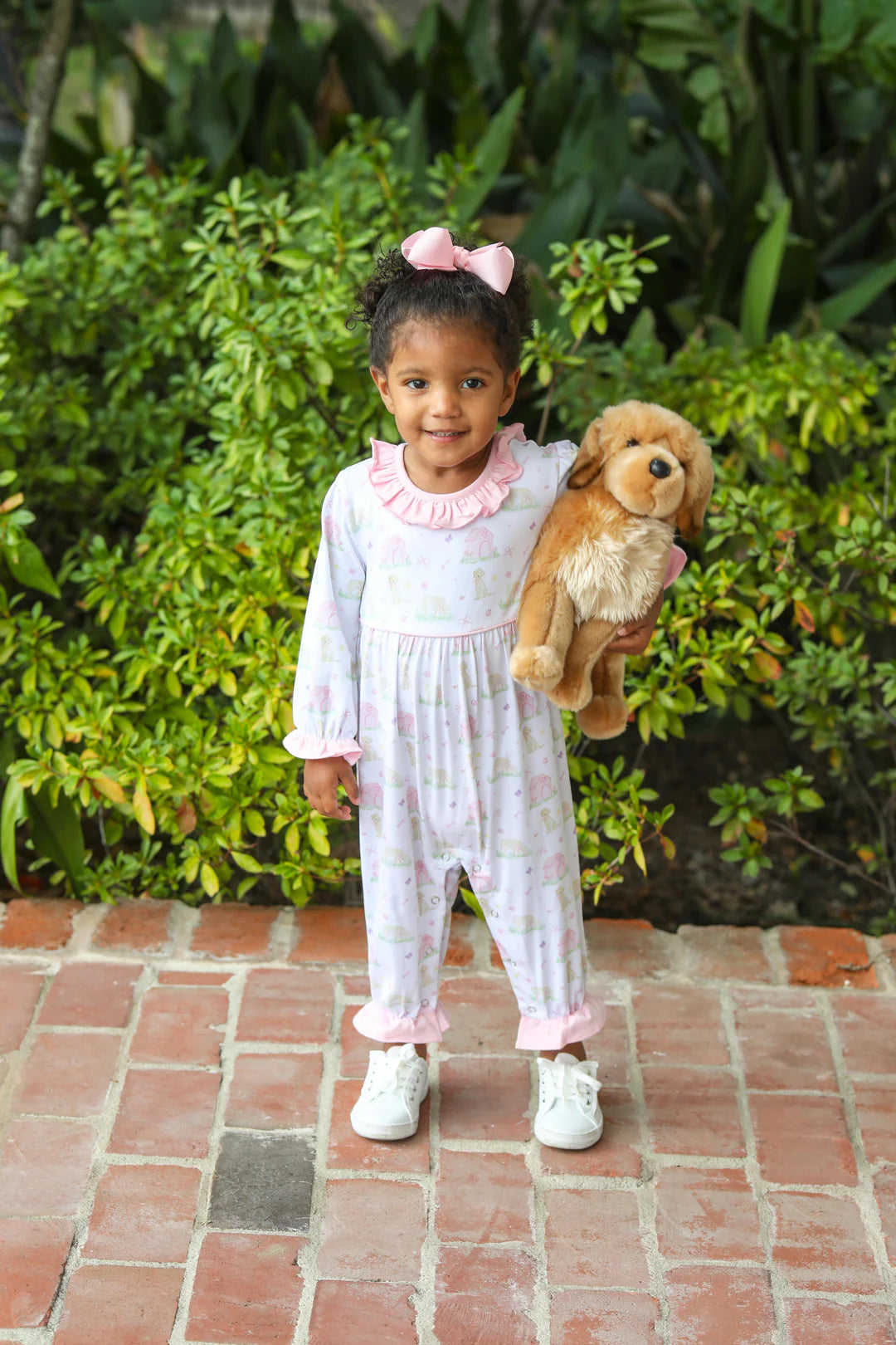 Puppy Pals Ruffle Romper