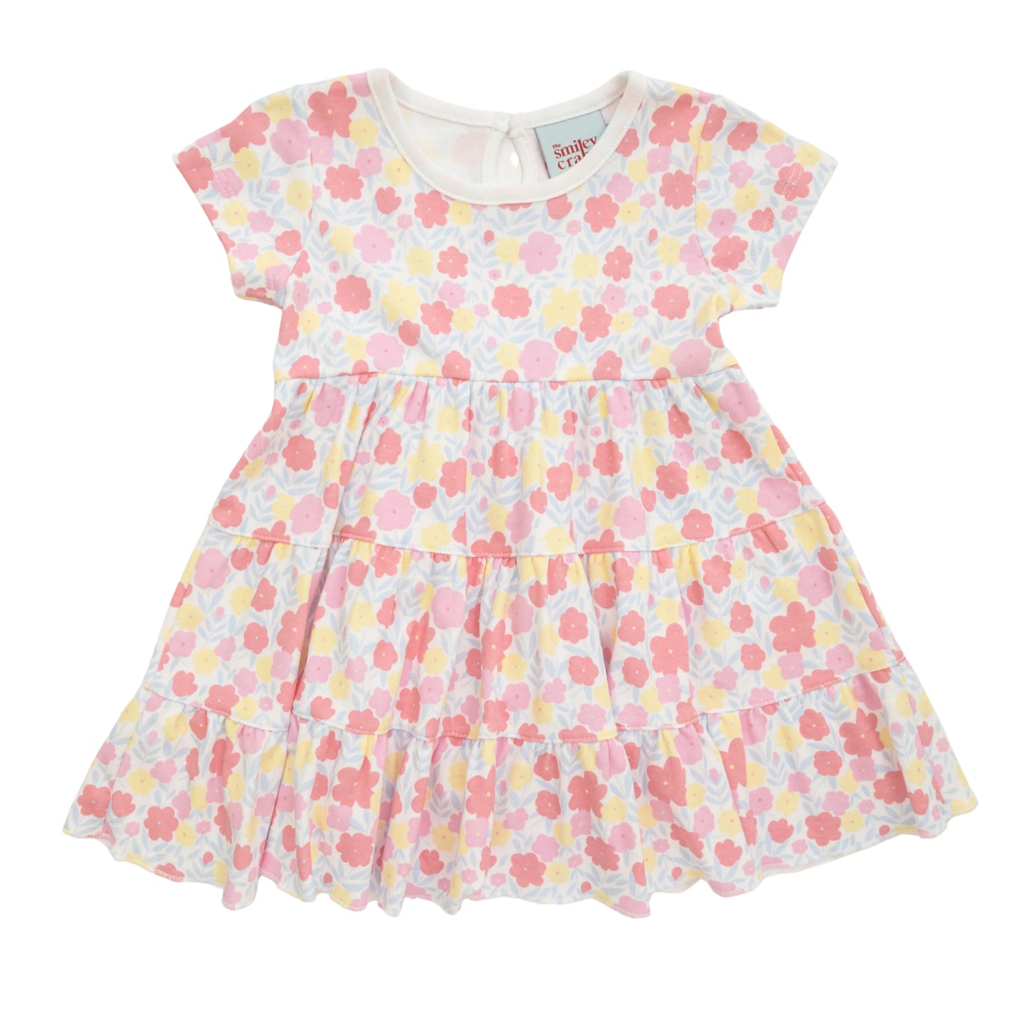 Spring Floral Tiered Dress