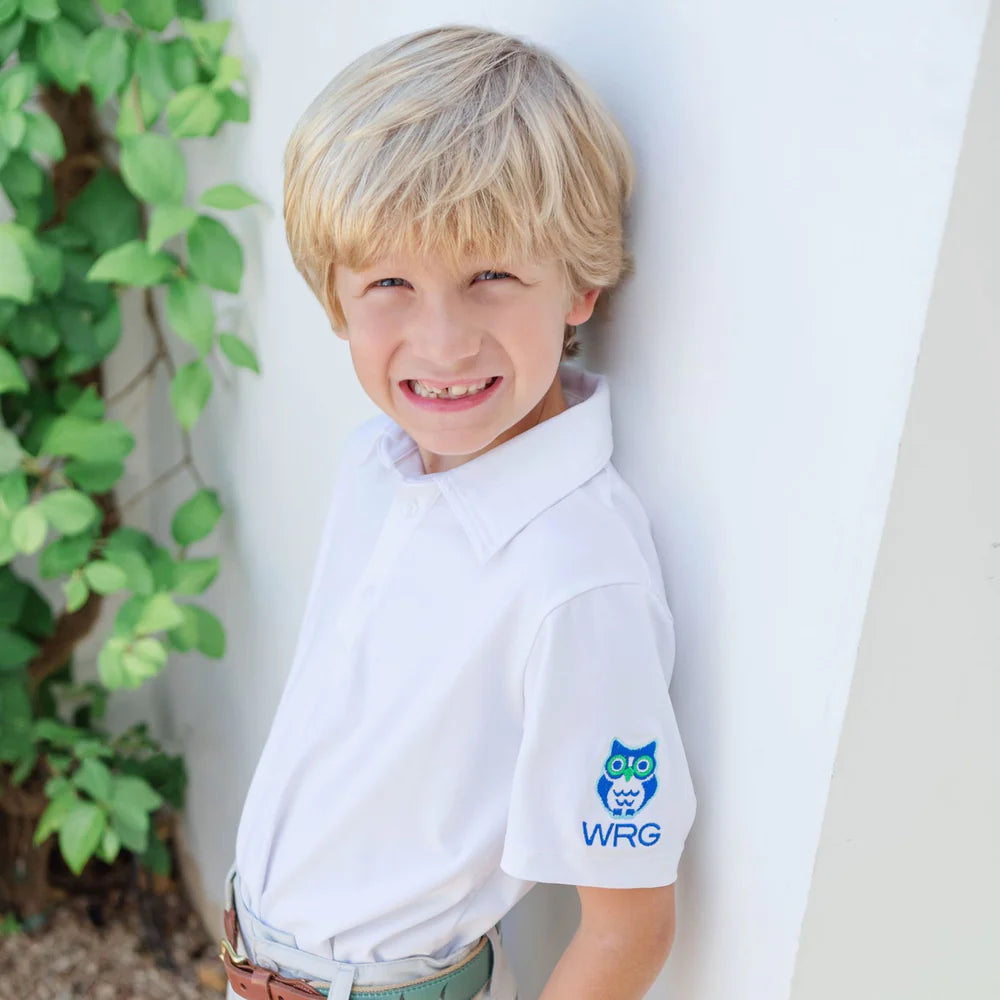 Will Boys' Performance Polo by LH Sport White