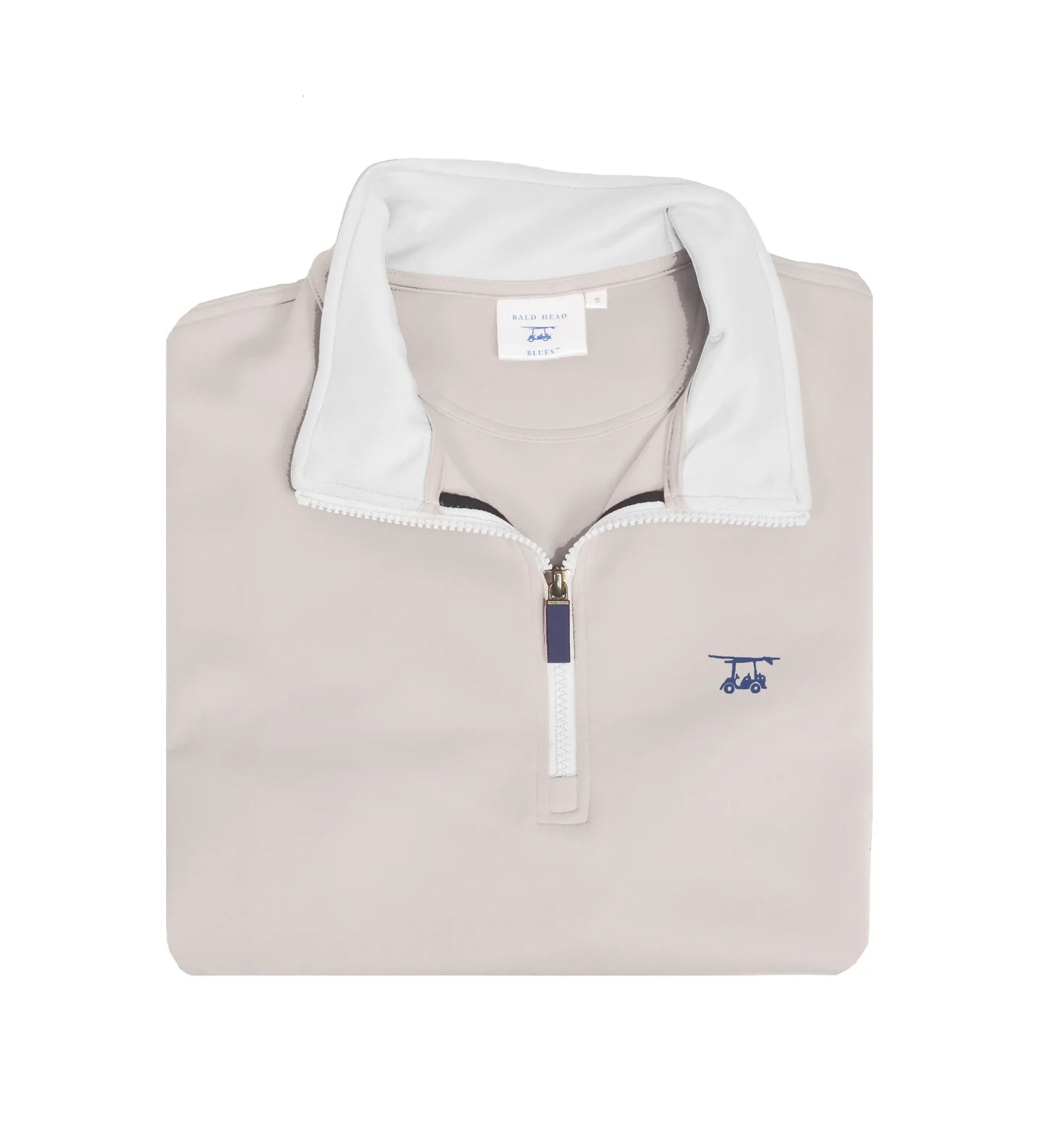 Pearl Grey/Dogwood Quarter Zip Pullover