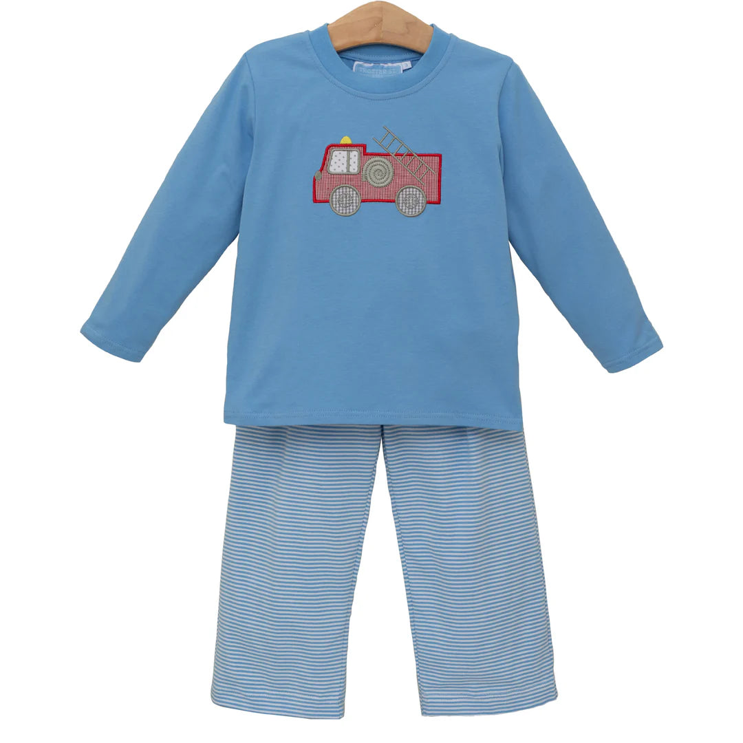 Fire Truck Pants Set
