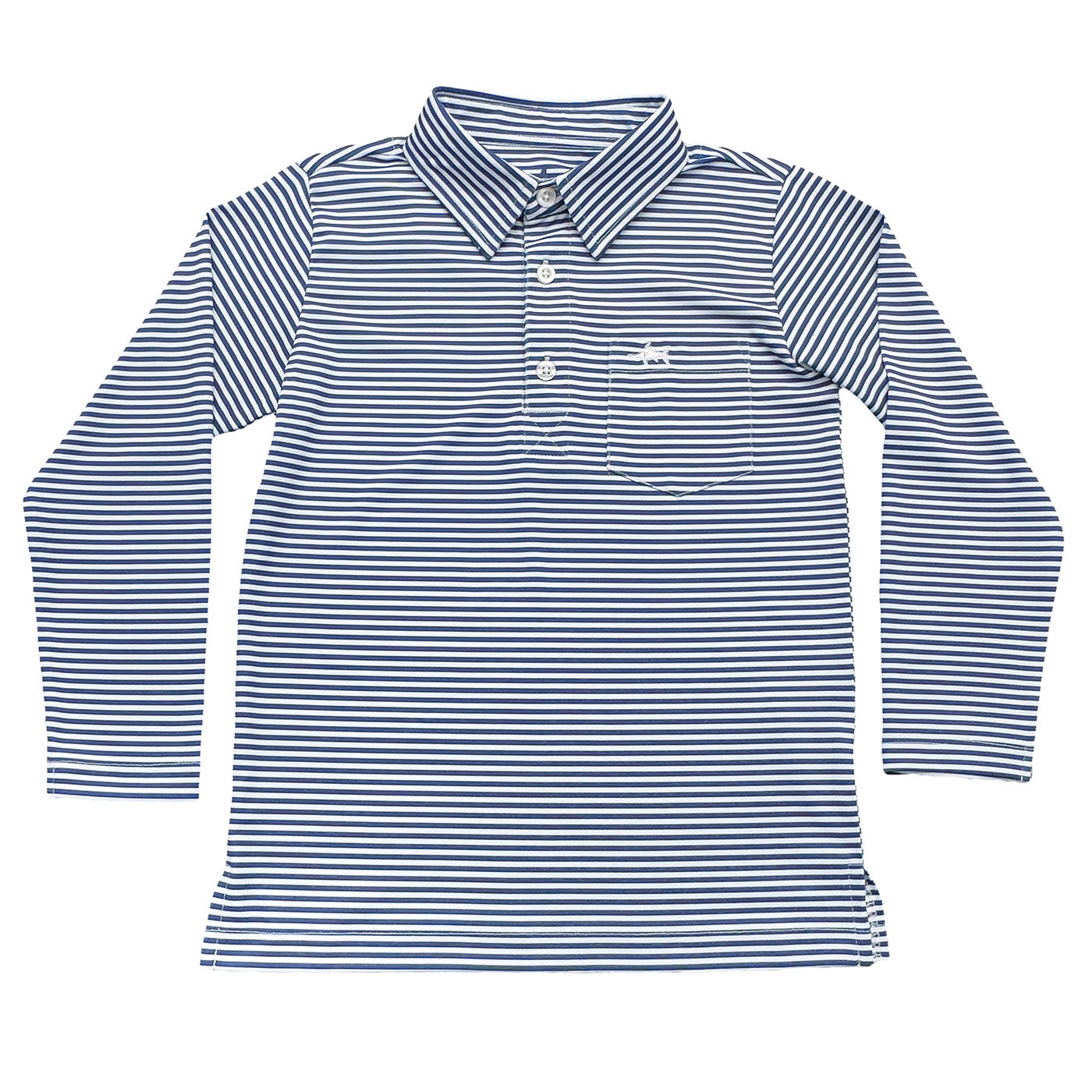 Inshore Performance Stripe LS Polo