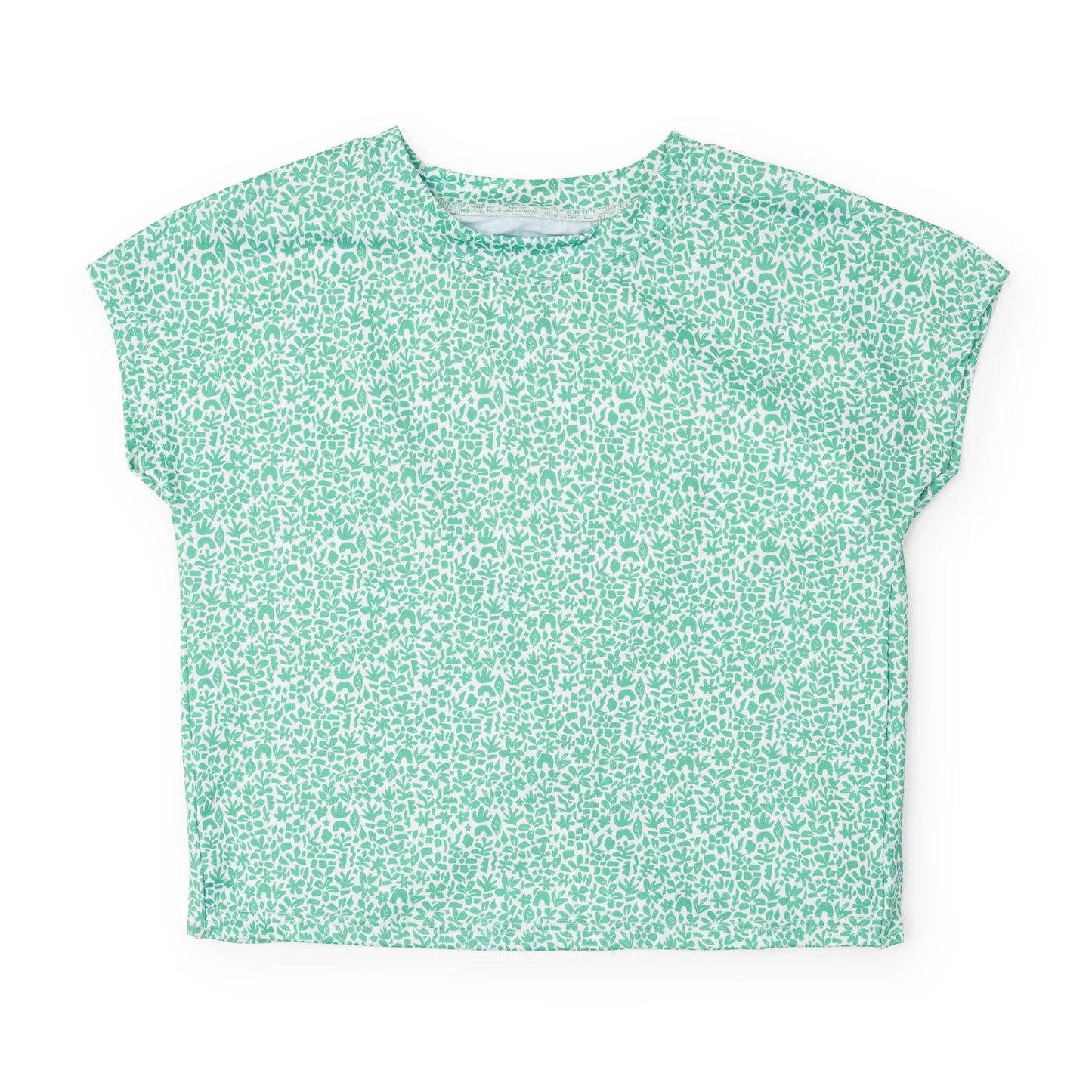Sloane Girls' Short Sleeve Performance Top - Mod Meadow Classic Green
