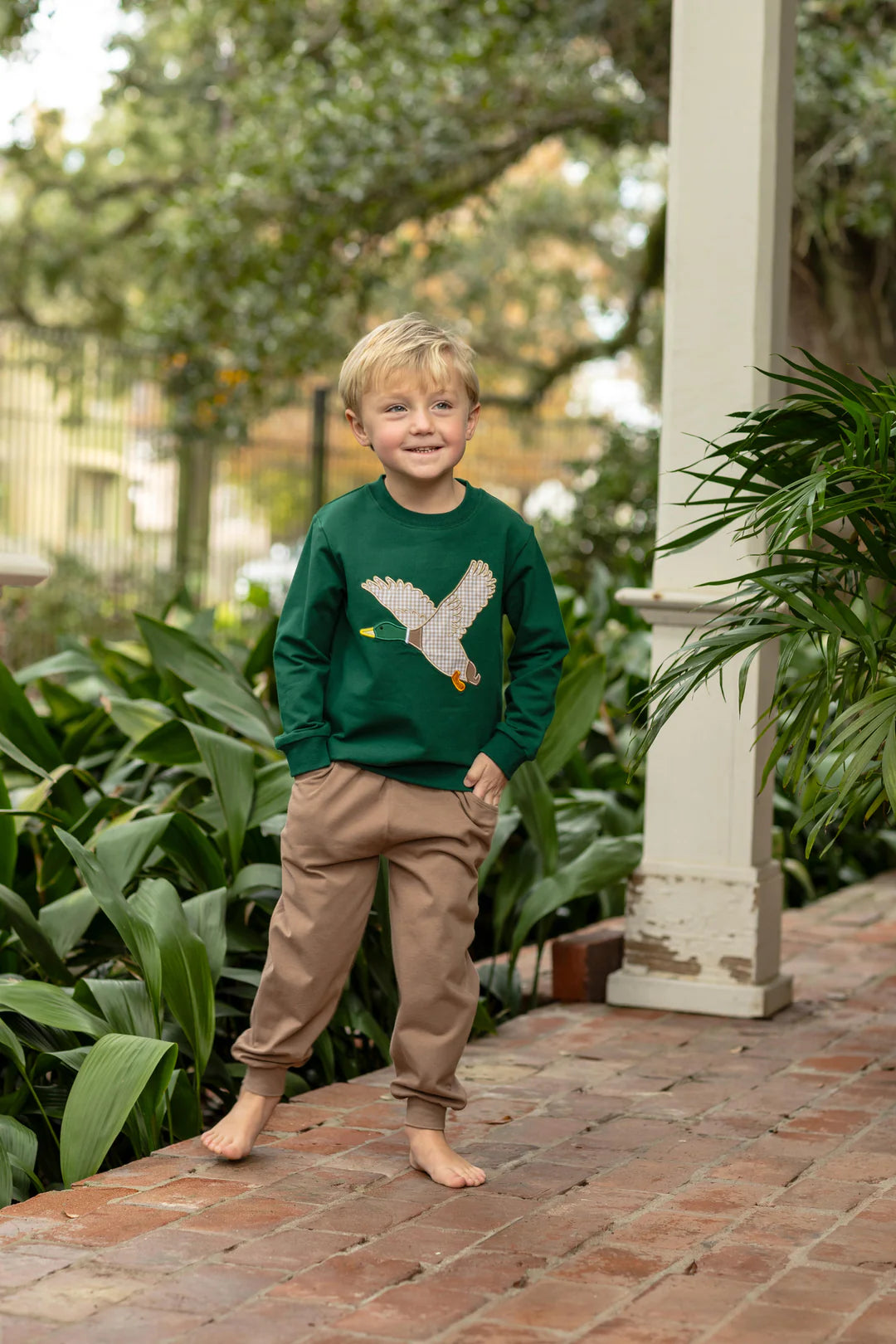 French Terry Pullover - Mallard