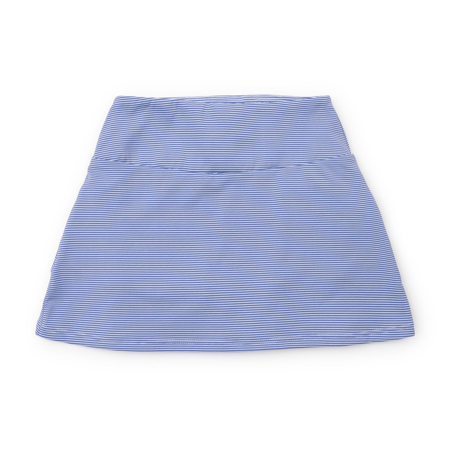 Margot Tiered Skirt - Blue and White Stripes