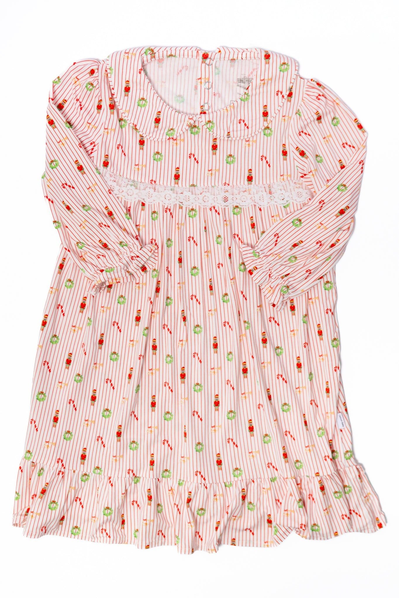 Christmas Long Sleeve Dress Nightgown