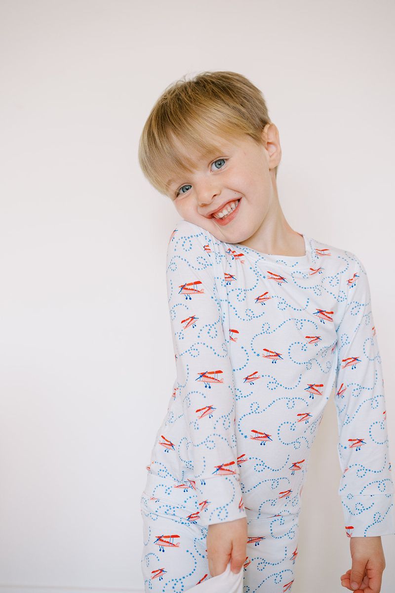 2 Piece Airplane Pajama