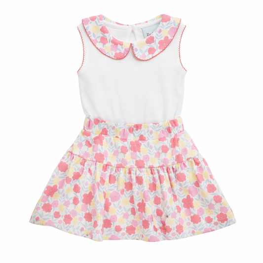 Spring Floral Skort Set