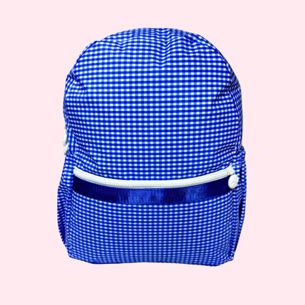 Wipeable Electric Blue Medium Backpack w/ Pockets