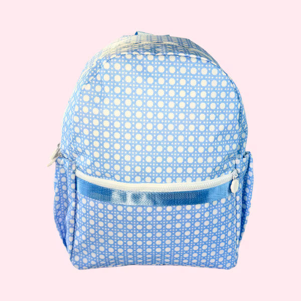 Wipeable Baby Blue Medium Backpack w/ Pockets