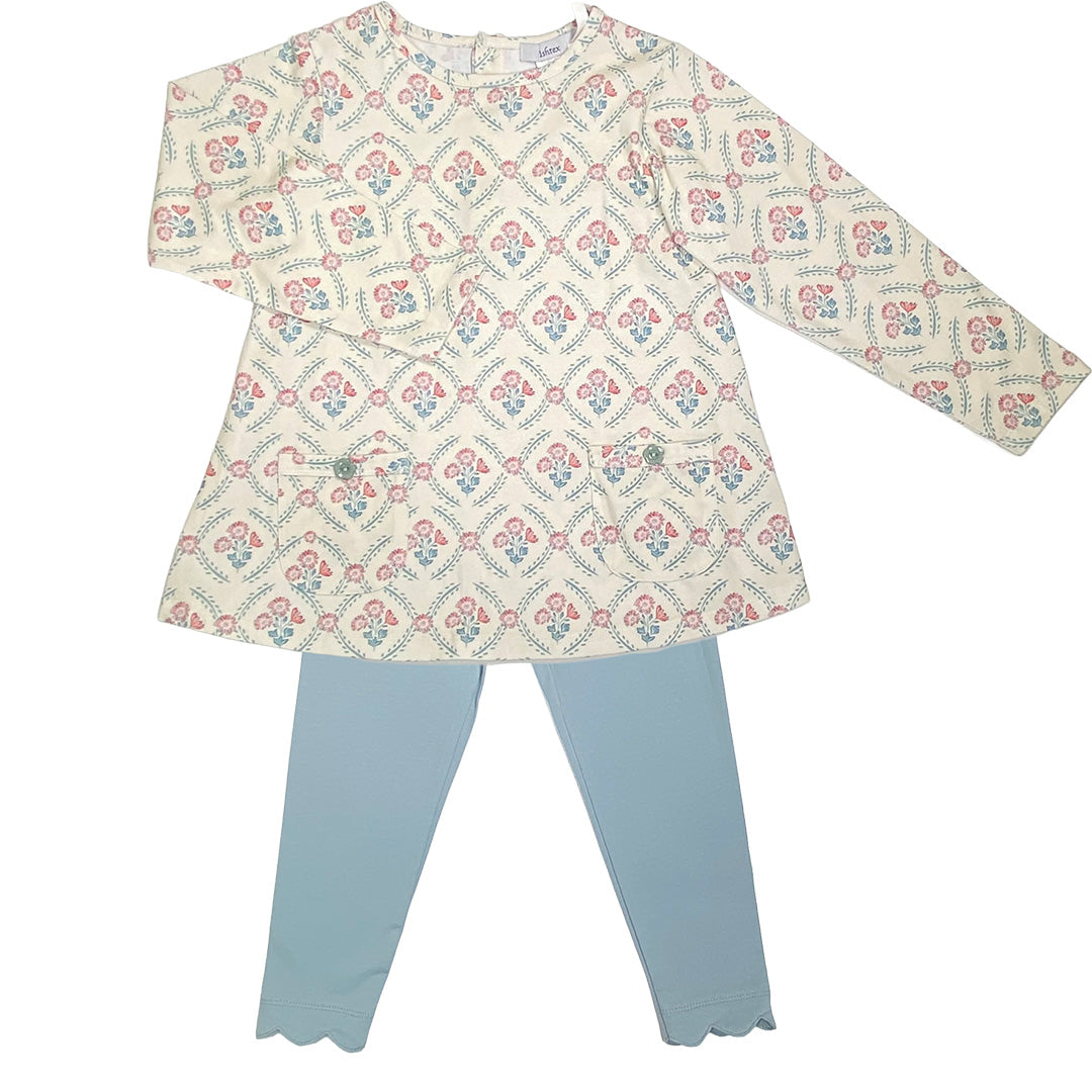 Mum Flower Girl's Leggings Set