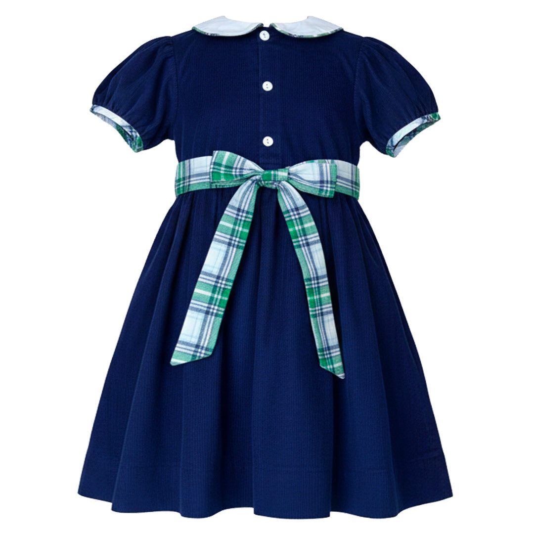 Navy Corduroy Dress