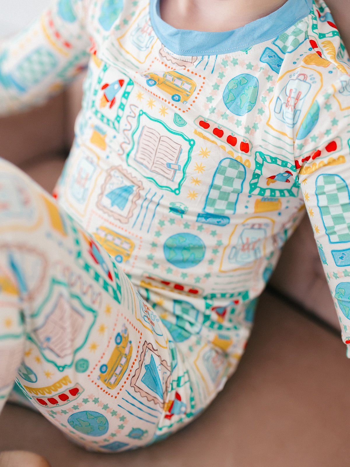 Blue Little Learner PJ Set