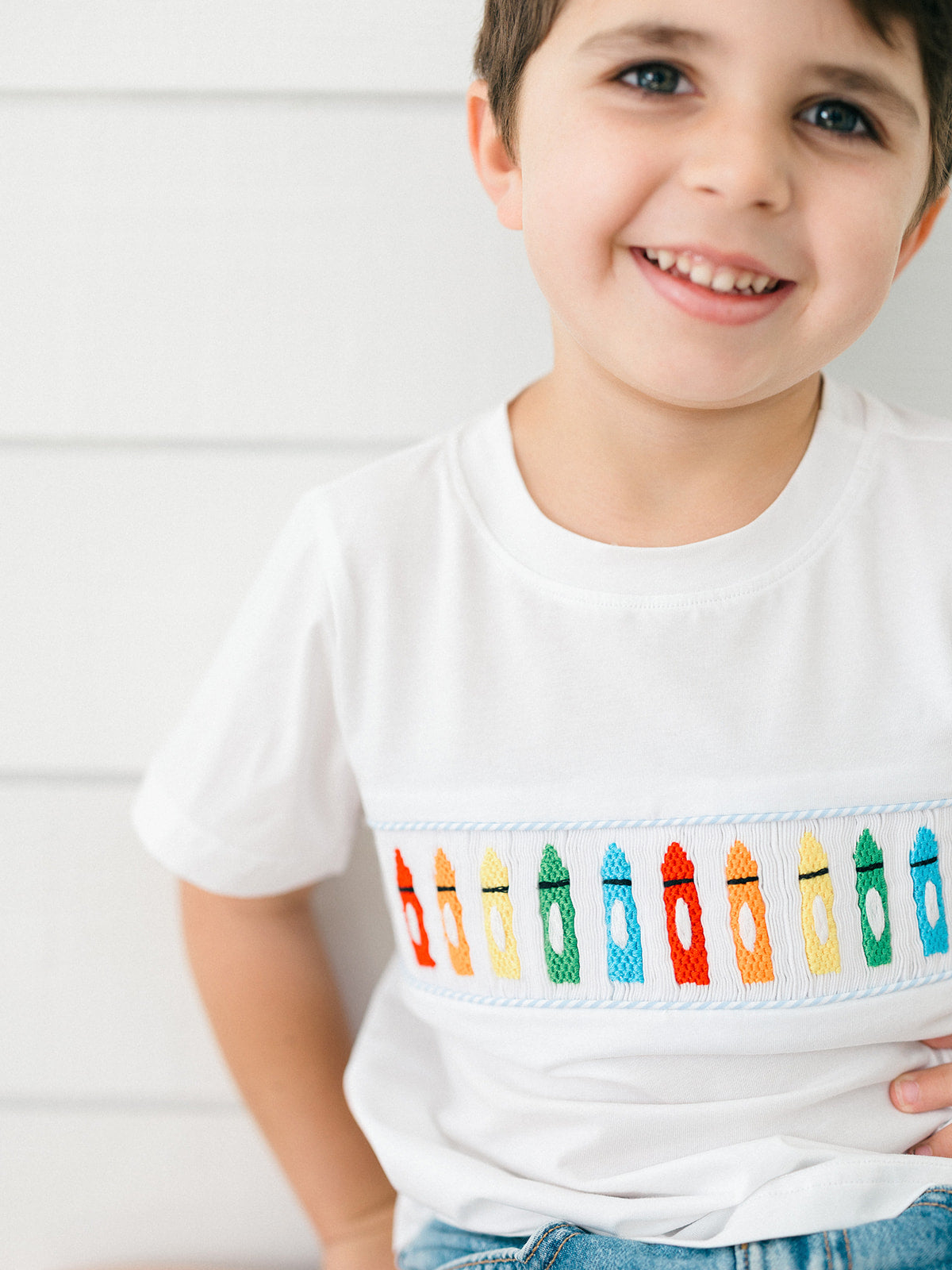 Smocked Crayon T-Shirt