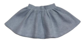 Sofie Light Blue Tweed Skirt