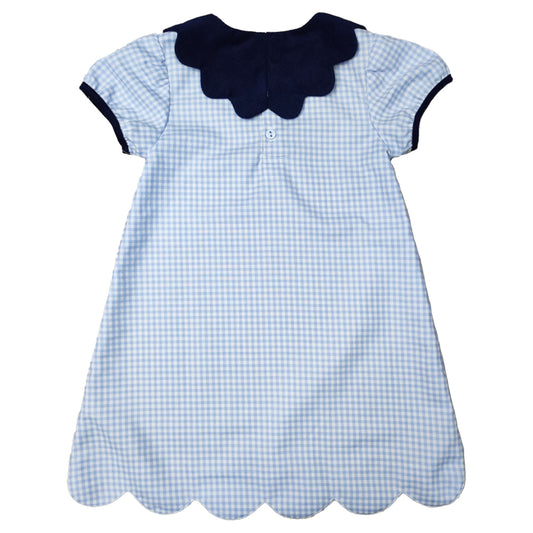 Blue Plaid Dress