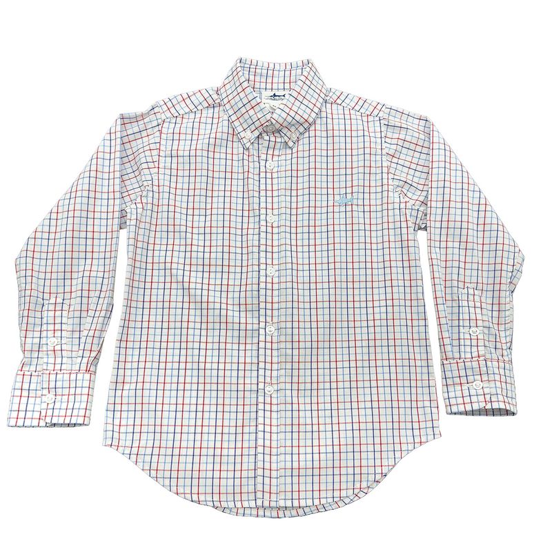 Carter Oxford Shirt - Patriotic Plaid