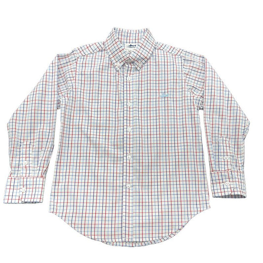 Carter Oxford Shirt - Patriotic Plaid