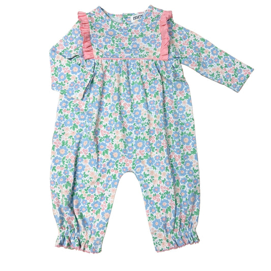 Floral Girl's Romper