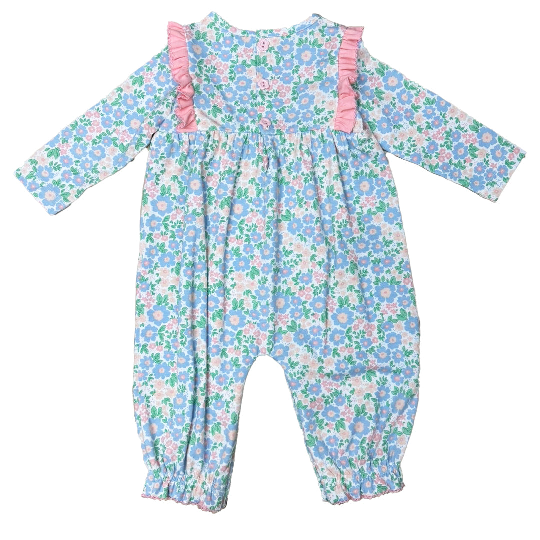 Floral Girl's Romper