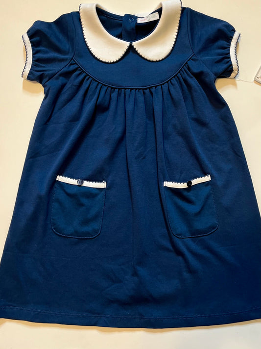 Navy Pocket School Pima Dress