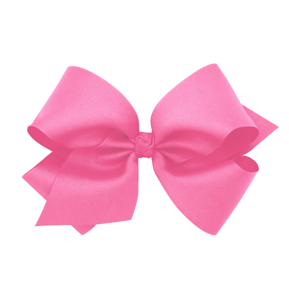 King Classic Grosgrain Hair Bow (Knot Wrap) - Hot Pink