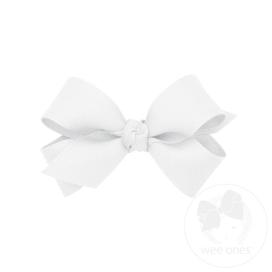 Mini Classic Grosgrain (Knot Wrap) - White