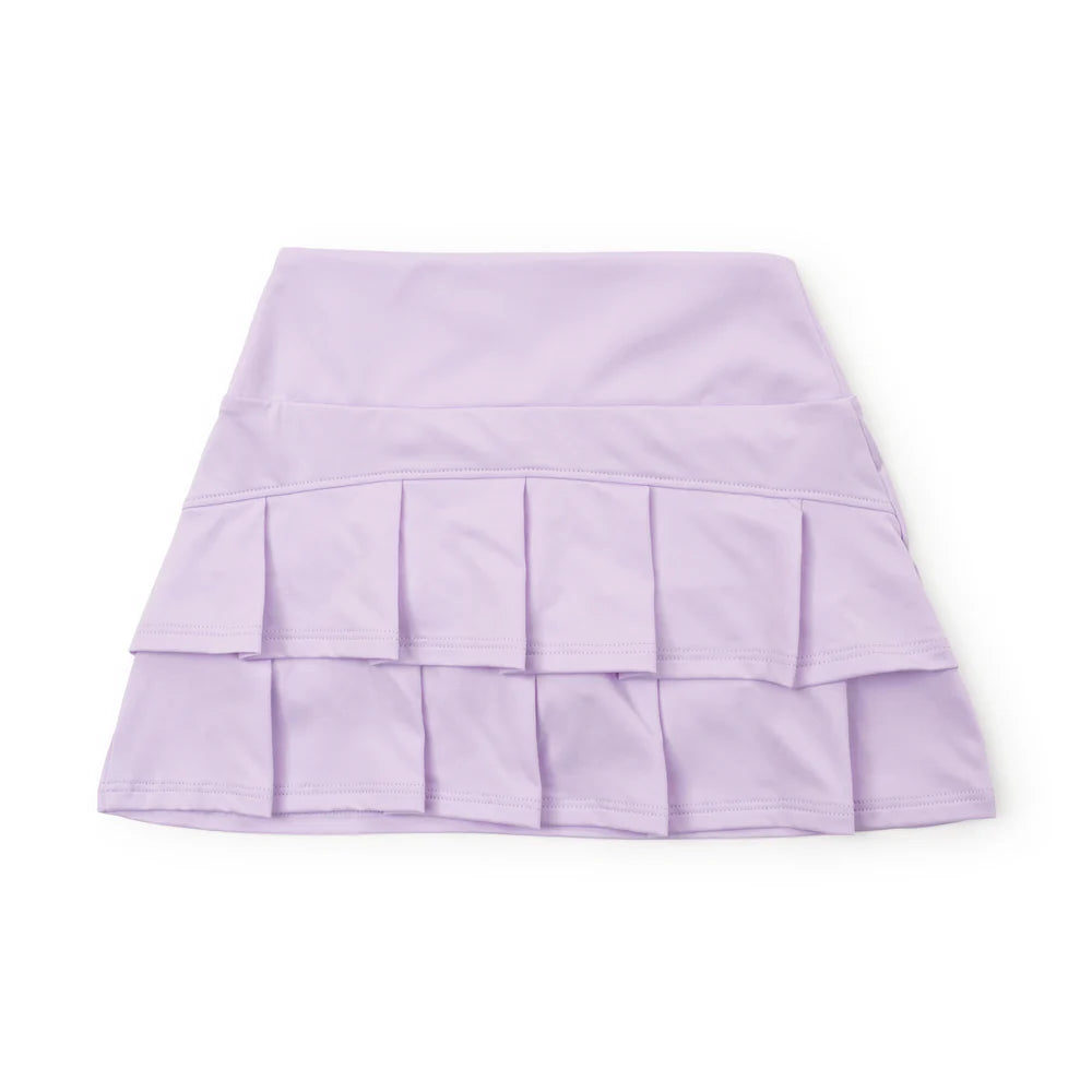 Margot Tiered Performance Skirt - Lavender