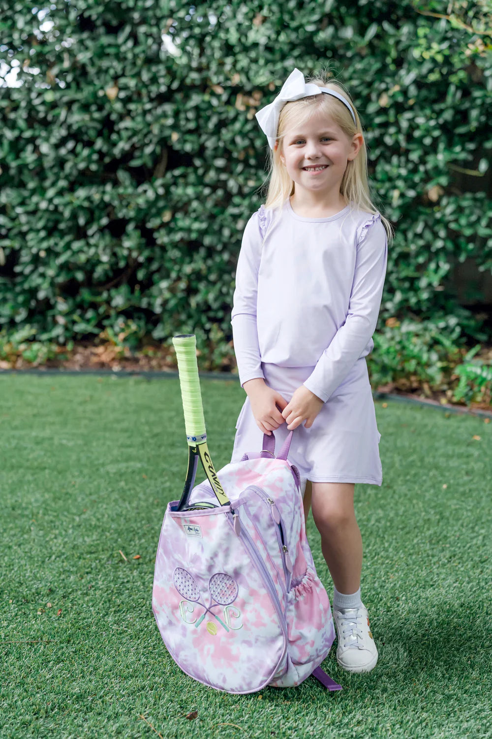 Margot Tiered Performance Skirt - Lavender