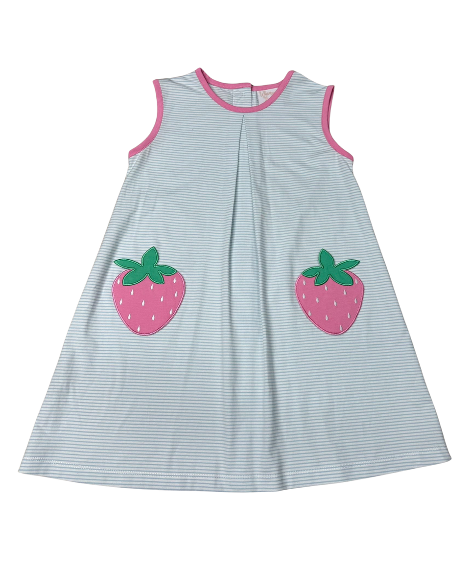 Picking Up Berries Pocket Pleat Dress