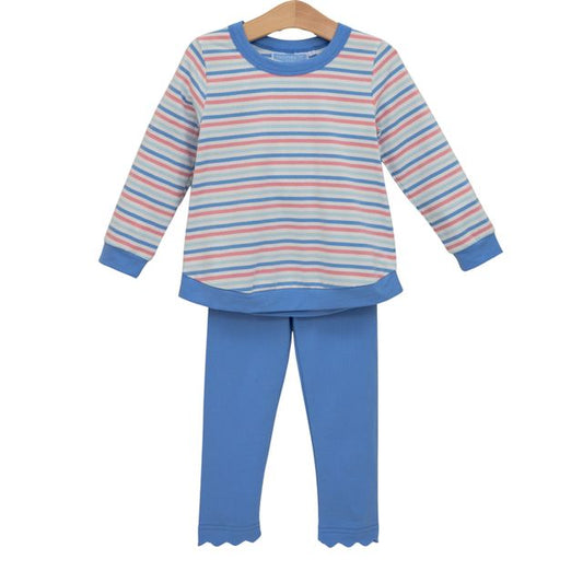 Reagan Pant Set - Hamptons Stripe