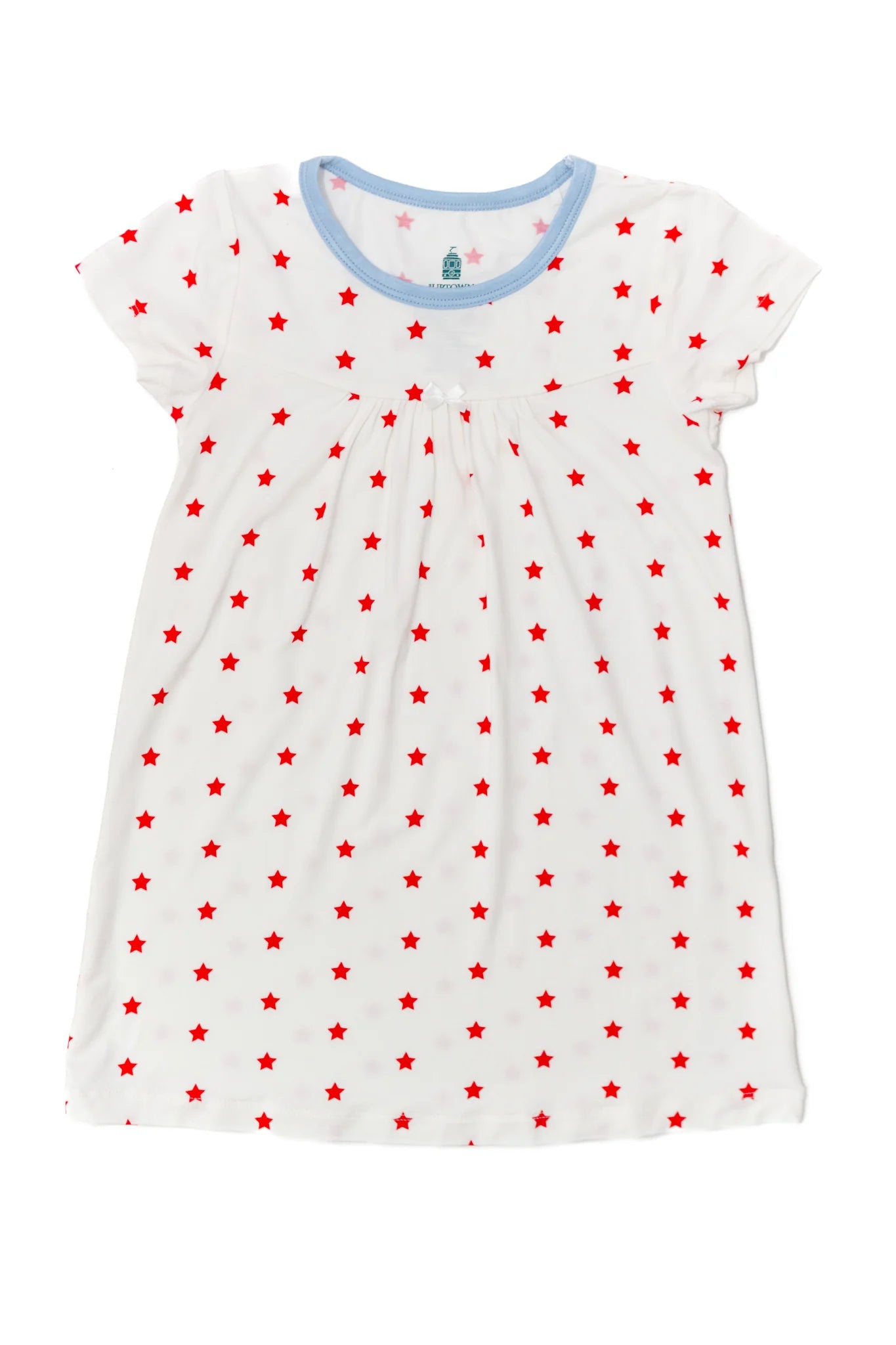 Red Stars Bamboo Dress (Nightgown)