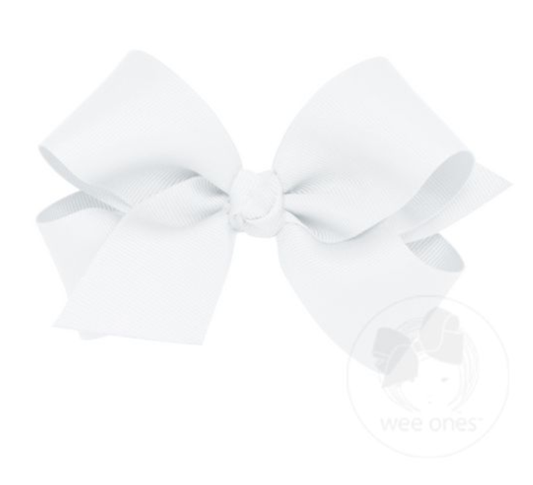 Medium Classic Grosgrain (Knot Wrap) - White
