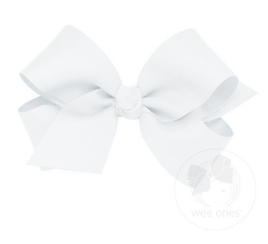 Medium Classic Grosgrain (Knot Wrap) - White