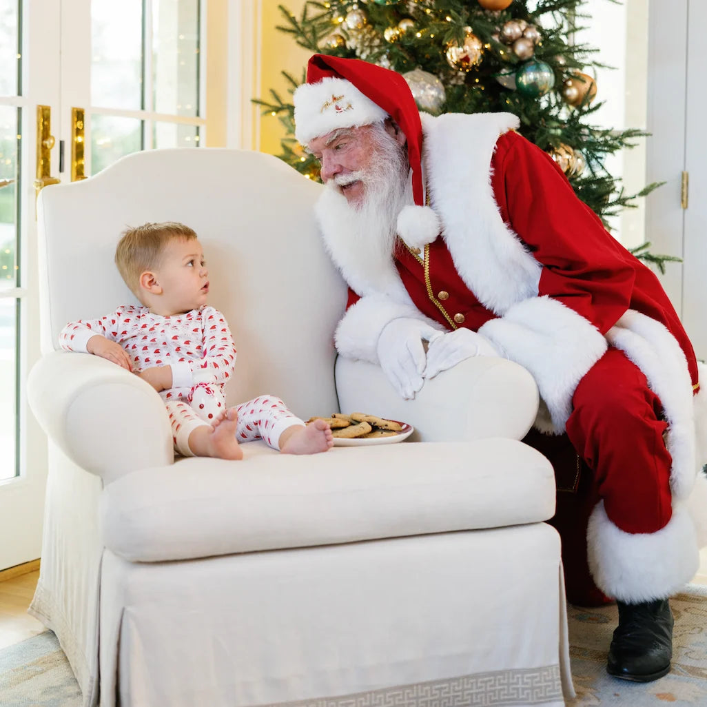 Parker Zipper Pajama - Whimsical Santa