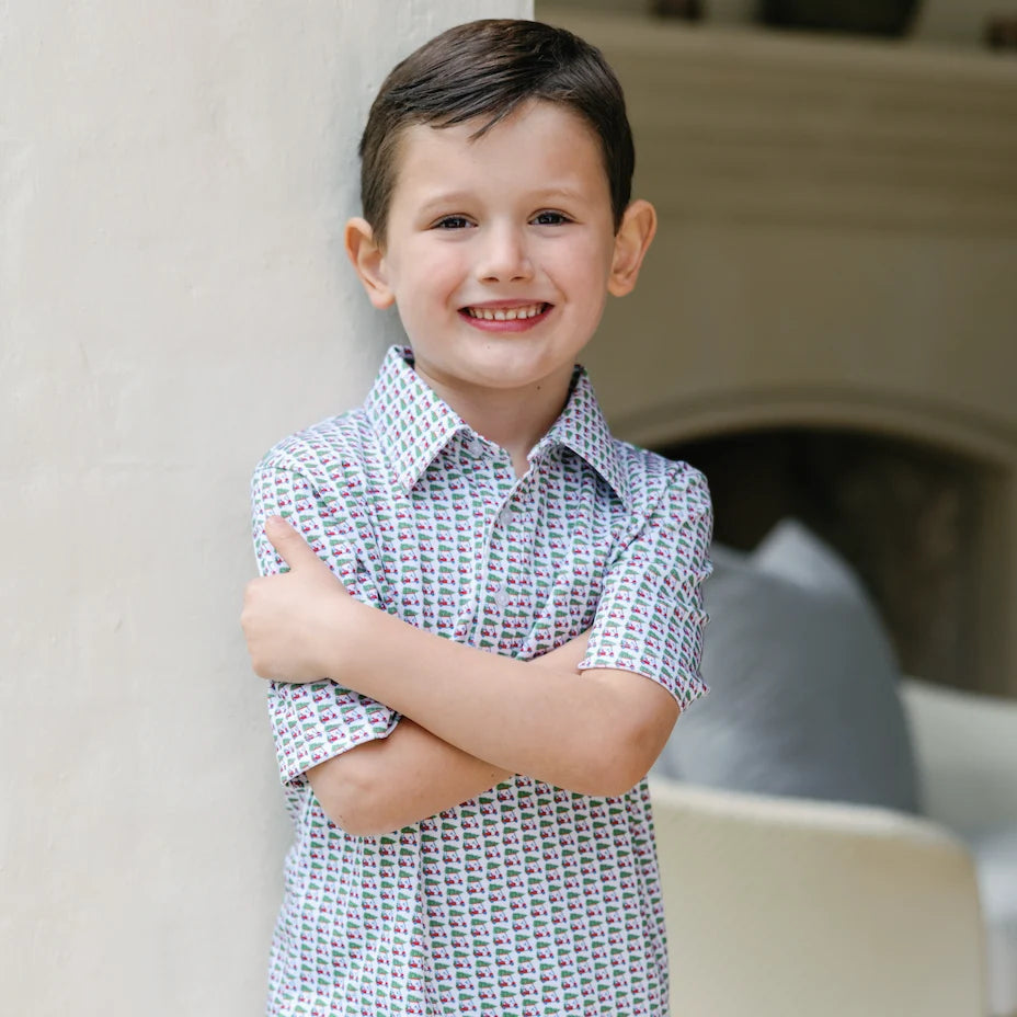 Griffin Boys' Polo - Christmas the Club
