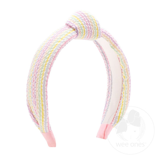 Seersucker Knot Headband - Multi Color